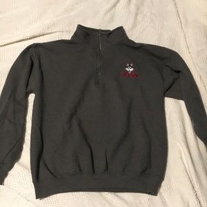 UConn quarter zip sweatshirt